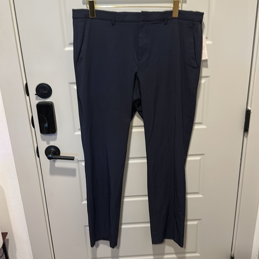Perry Ellis Portfolio Slim Fit Men's Dress Pants Stretch Fabric 36x32 - Picture 3 of 5